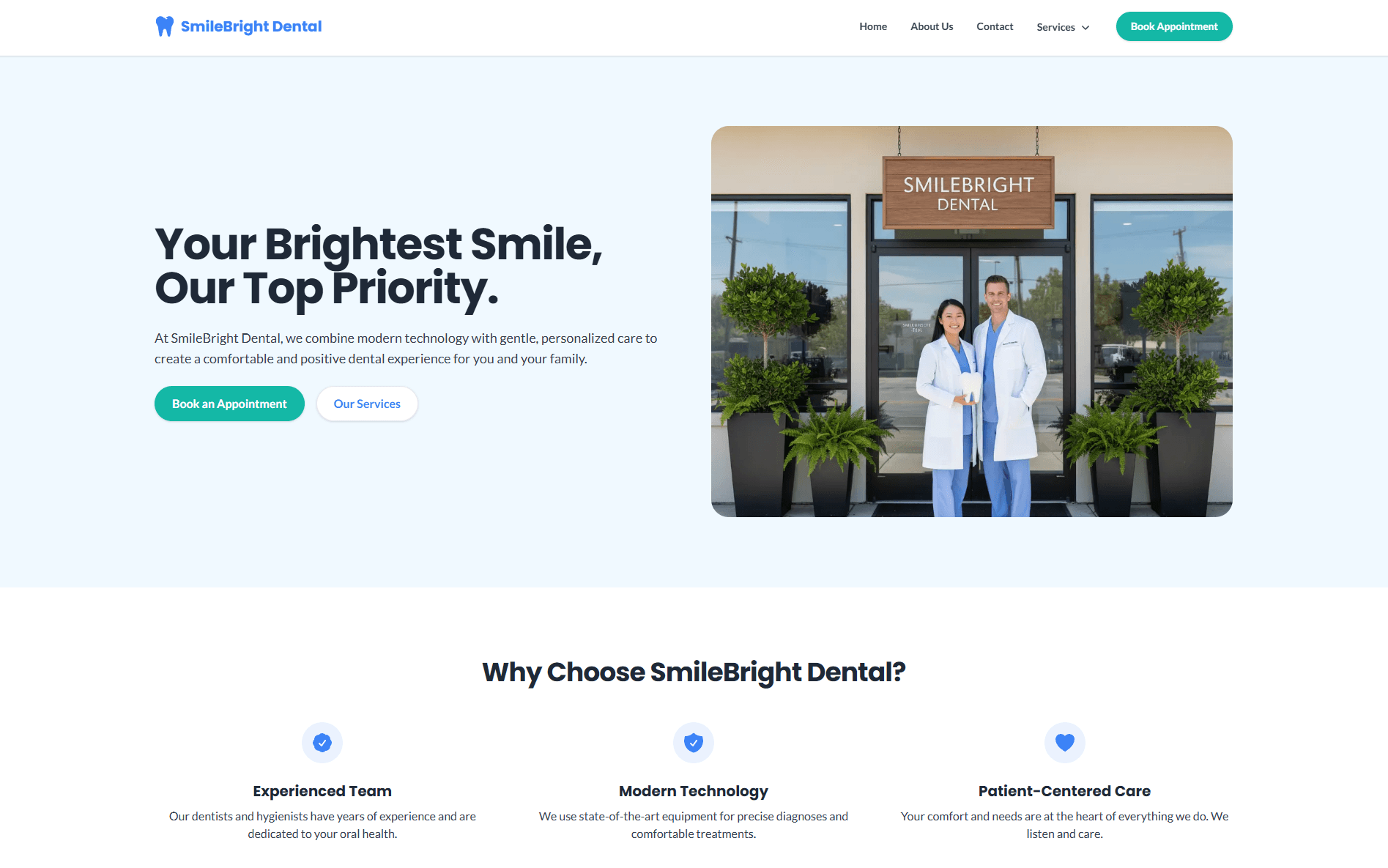 Dental Clinic Template - Bild 1