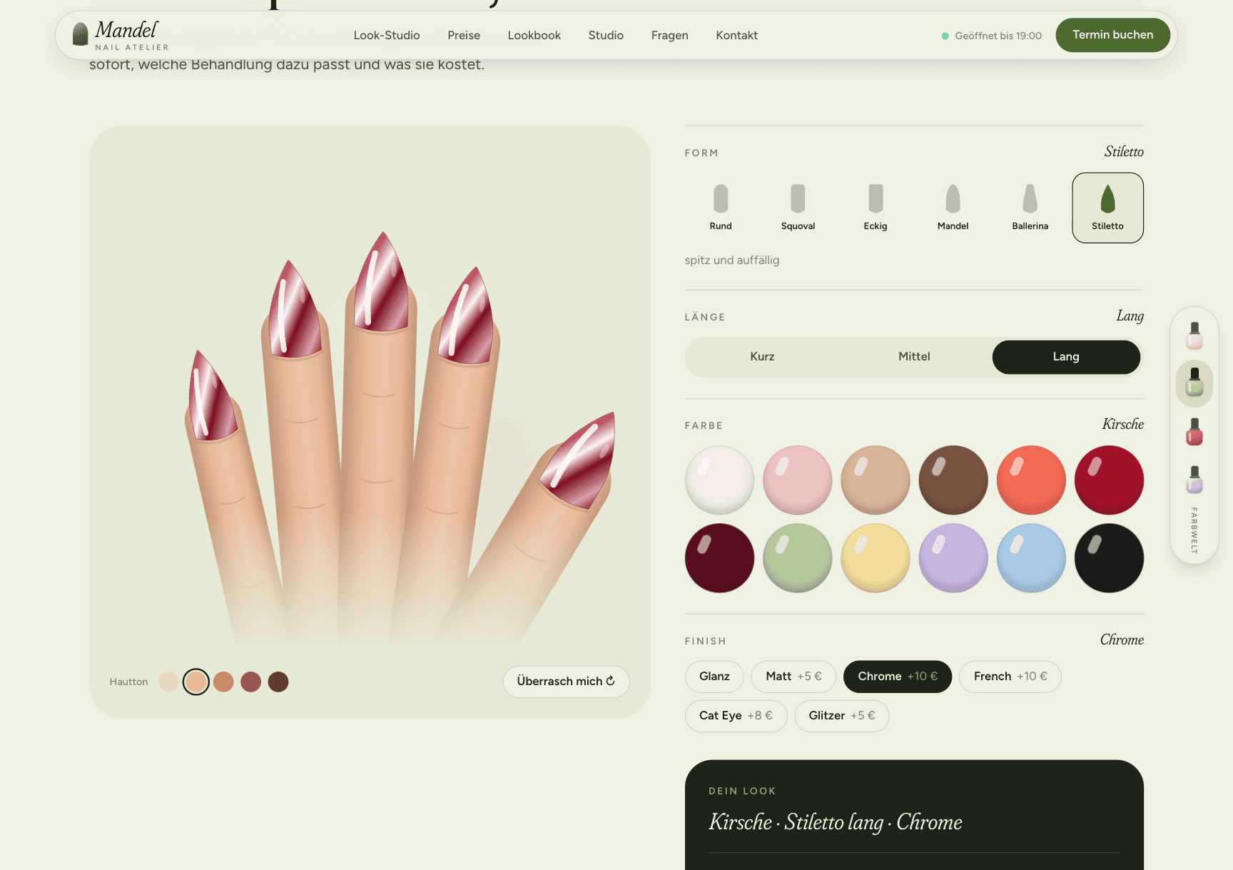 Nagelstudio, Ansicht 2