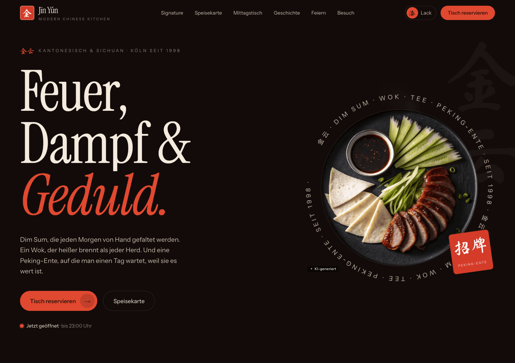Screenshot von Asia-Restaurant